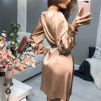 Women's Classic Evening Dress – Sleek Formal Occasion Dress