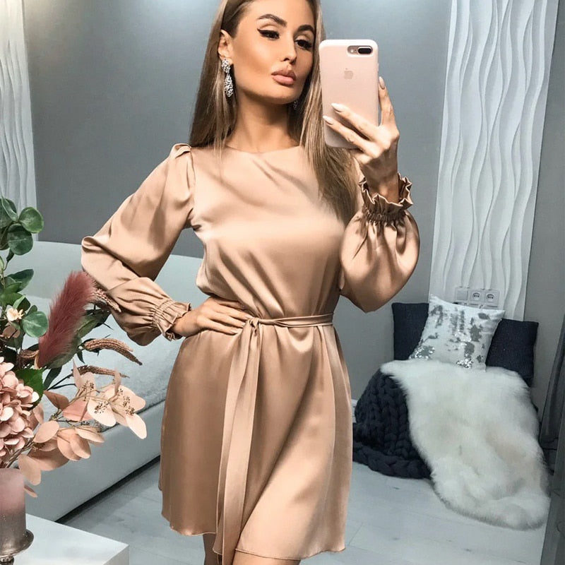 Women's Classic Evening Dress – Sleek Formal Occasion Dress