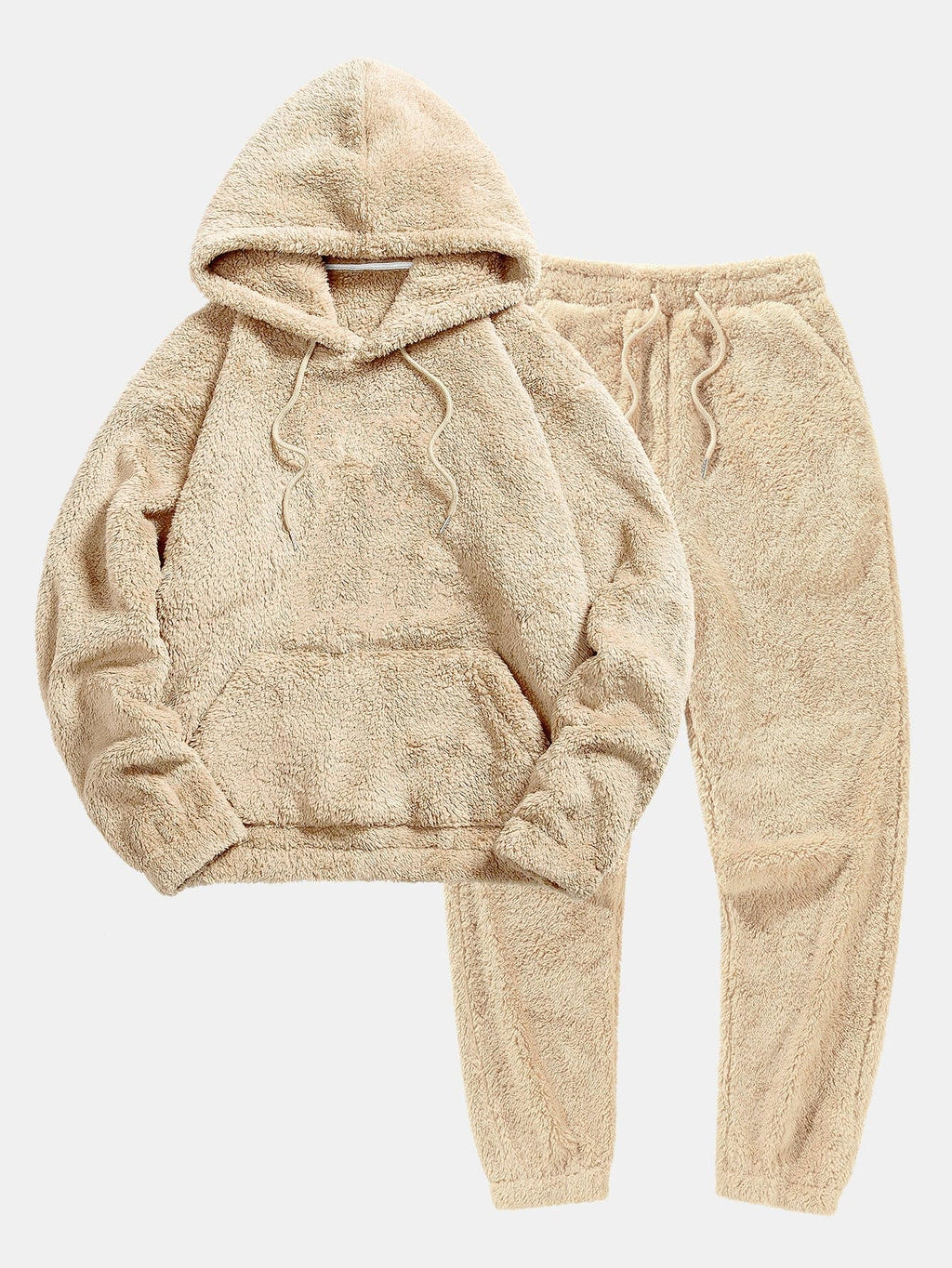Women's Teddy Hoodie Set – Jogger Lounge Set