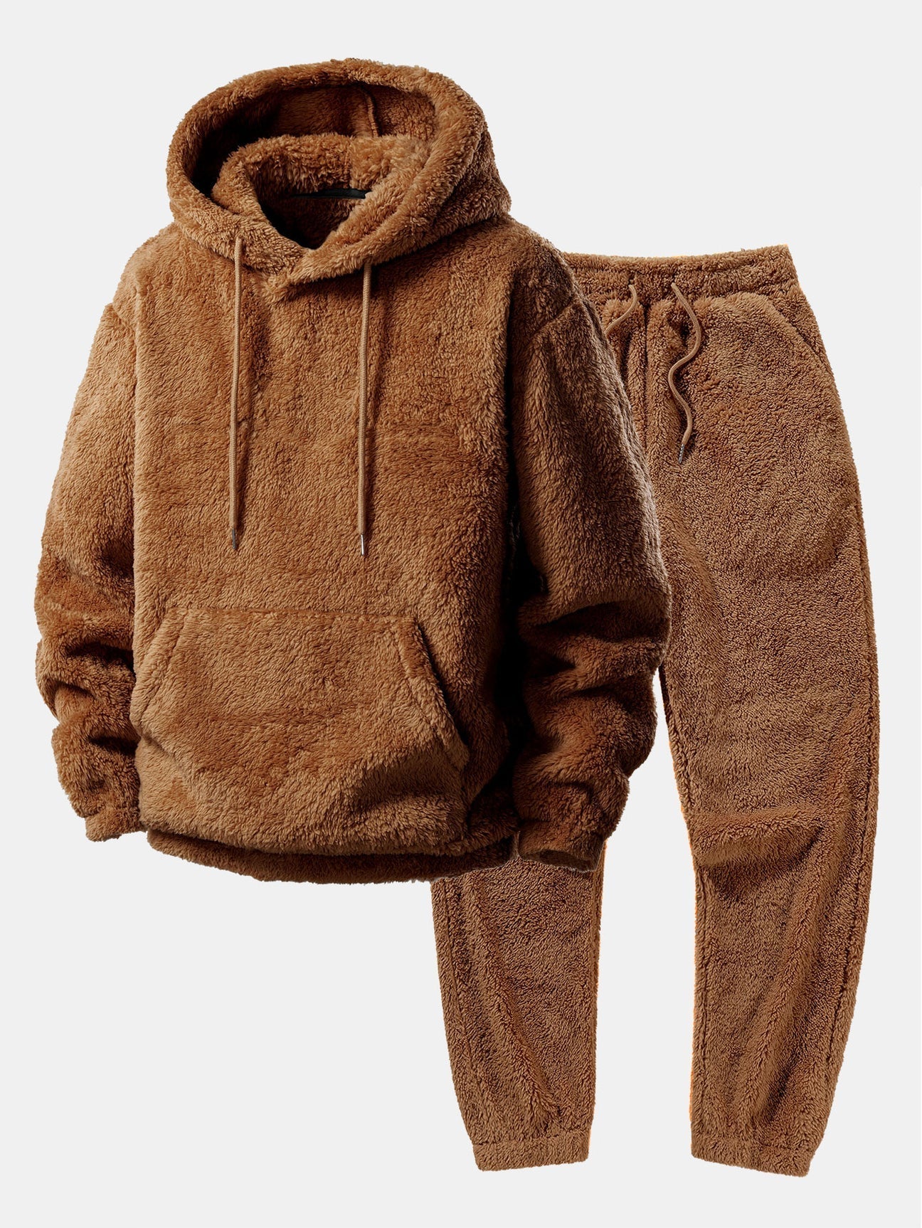 Women's Teddy Hoodie Set – Jogger Lounge Set