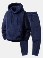 Women's Teddy Hoodie Set – Jogger Lounge Set