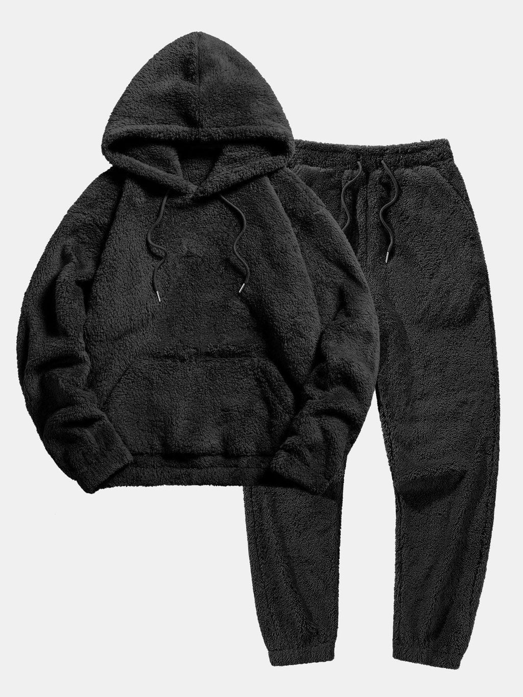 Women's Teddy Hoodie Set – Jogger Lounge Set