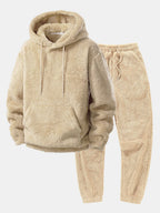 Women's Teddy Hoodie Set – Jogger Lounge Set