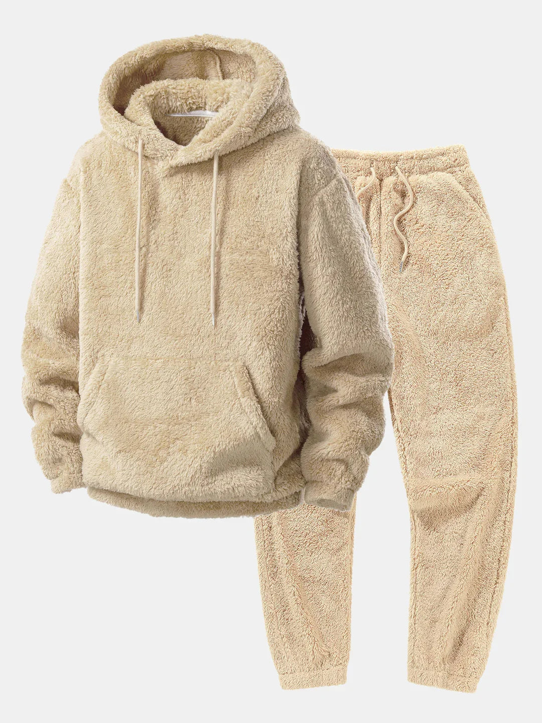 Women's Teddy Hoodie Set – Jogger Lounge Set