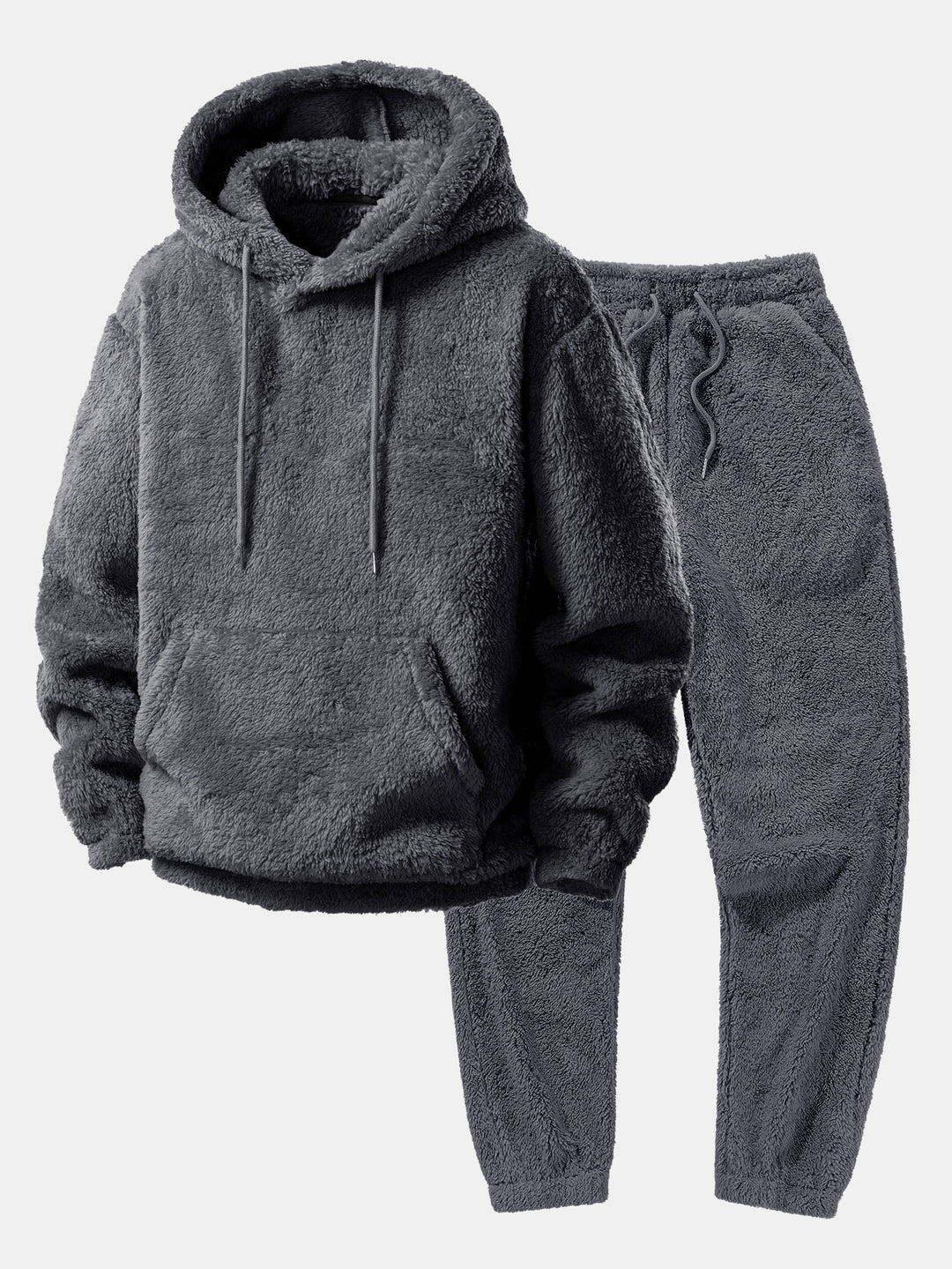 Women's Teddy Hoodie Set – Jogger Lounge Set