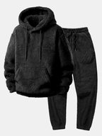 Women's Teddy Hoodie Set – Jogger Lounge Set