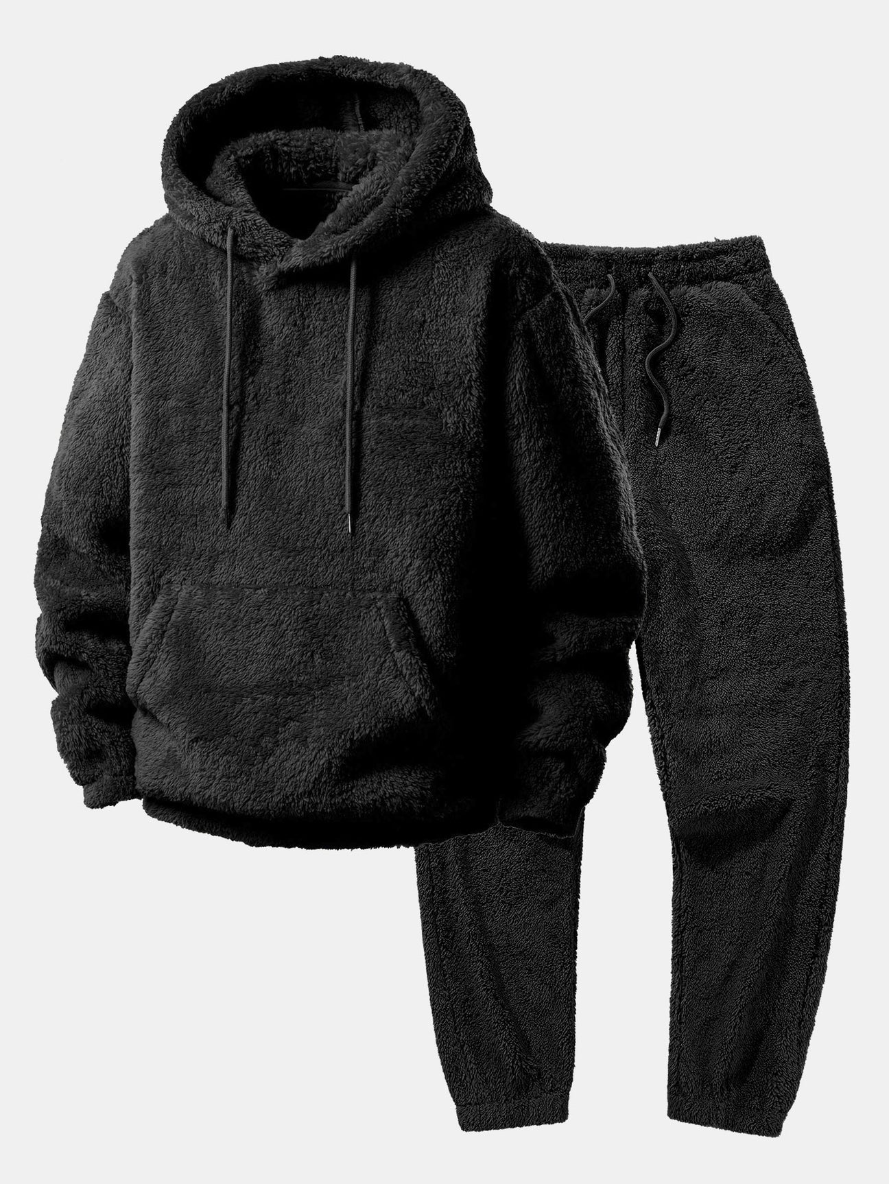 Women's Teddy Hoodie Set – Jogger Lounge Set