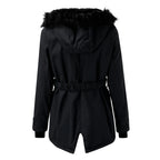Women's Insulated Hooded Winter Coat – Tailored Cold Weather Longline Coat