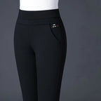 Women's Slim Fit Dress Trousers – Stretch Tailored Day-to-Evening Pants