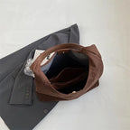 Women's Suede Tote Bag – Oversized Everyday Handbag – Elisa