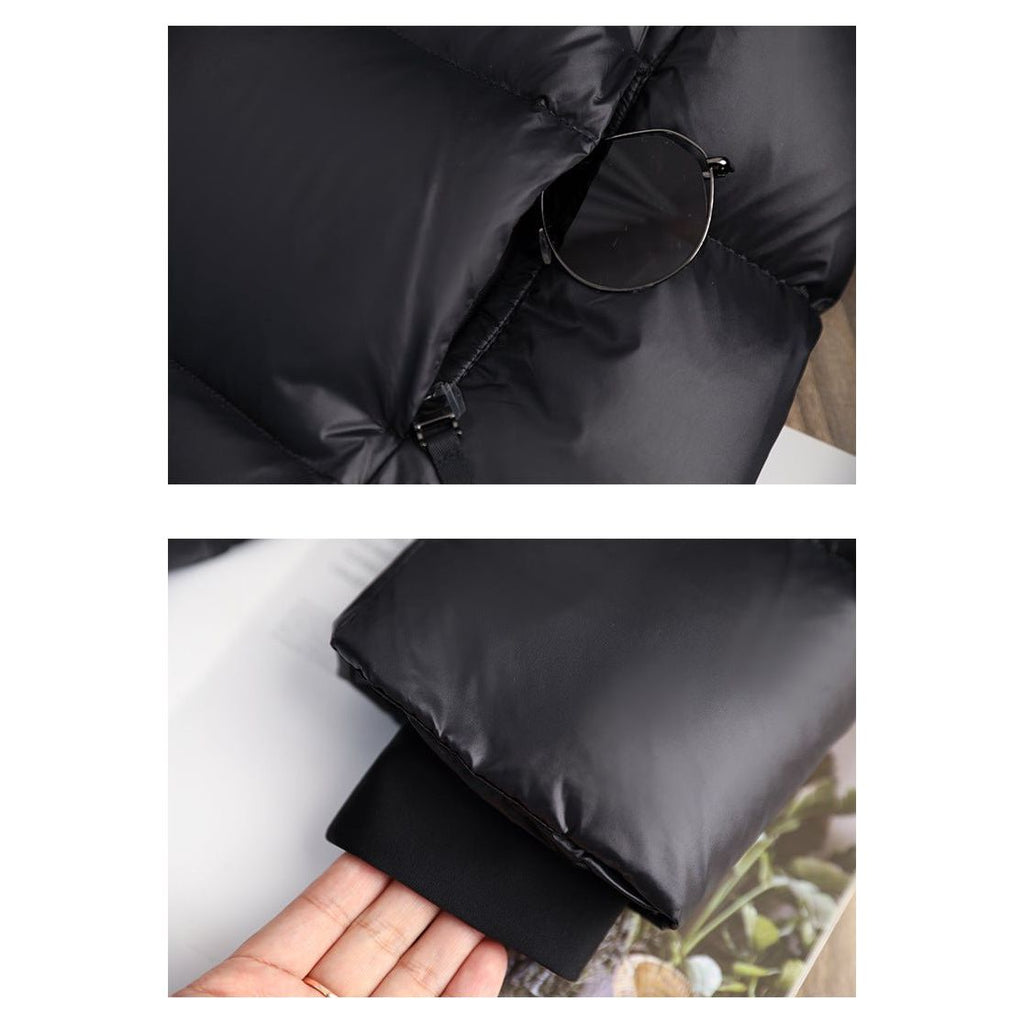 Women's Hooded Puffer Jacket – Lightweight Quilted Winter Coat