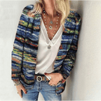 Women's Fluffy Longline Cardigan – Oversized Open Front Cozy Cardigan