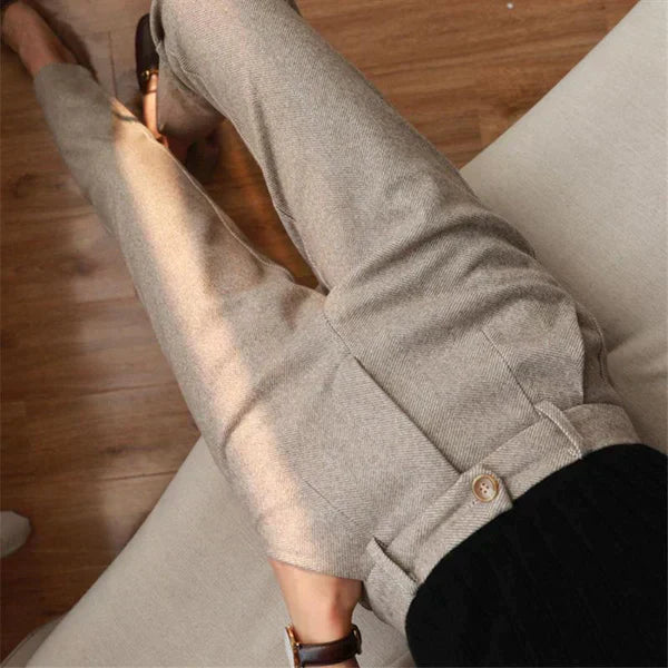 Women's Fleece Lined Pants – Warm Winter Lounge Pants