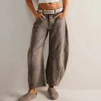 Women's High Waist Jeans – Relaxed Fit Denim Jeans – Hanna