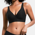 Women's Seamless V-Neck Bra – Wireless Everyday Support Bra