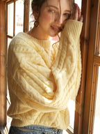 Women's Cropped Asymmetrical Sweater – One Shoulder Ribbed Open Neck Pullover
