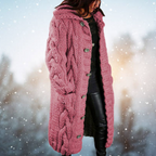Women's Relaxed Open Front Cardigan – Soft Long Sleeve Knit Layering Cardigan