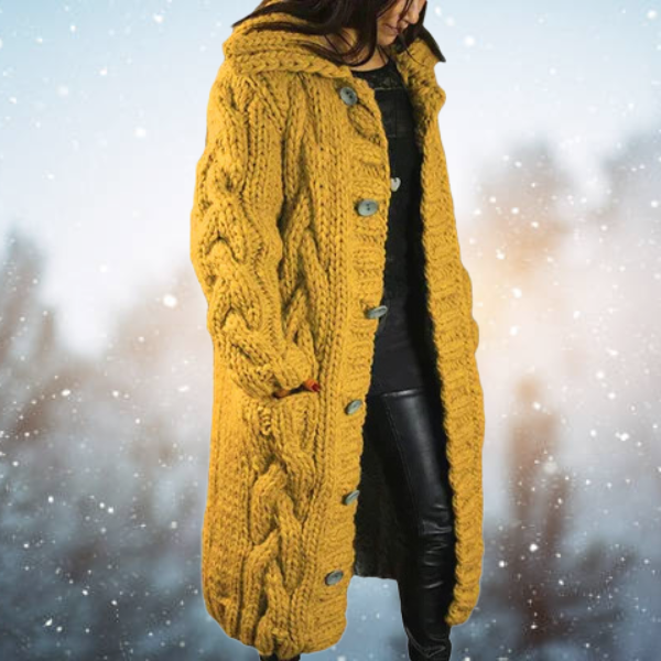 Women's Relaxed Open Front Cardigan – Soft Long Sleeve Knit Layering Cardigan