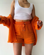 Women's Lounge Shorts Set – Casual Summer Set