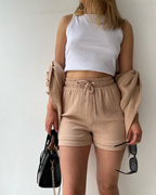 Women's Lounge Shorts Set – Casual Summer Set