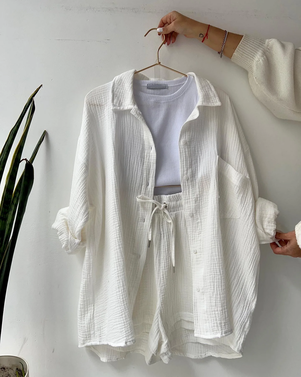 Women's Lounge Shorts Set – Casual Summer Set