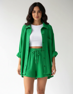 Women's Lounge Shorts Set – Casual Summer Set