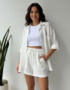 Women's Lounge Shorts Set – Casual Summer Set
