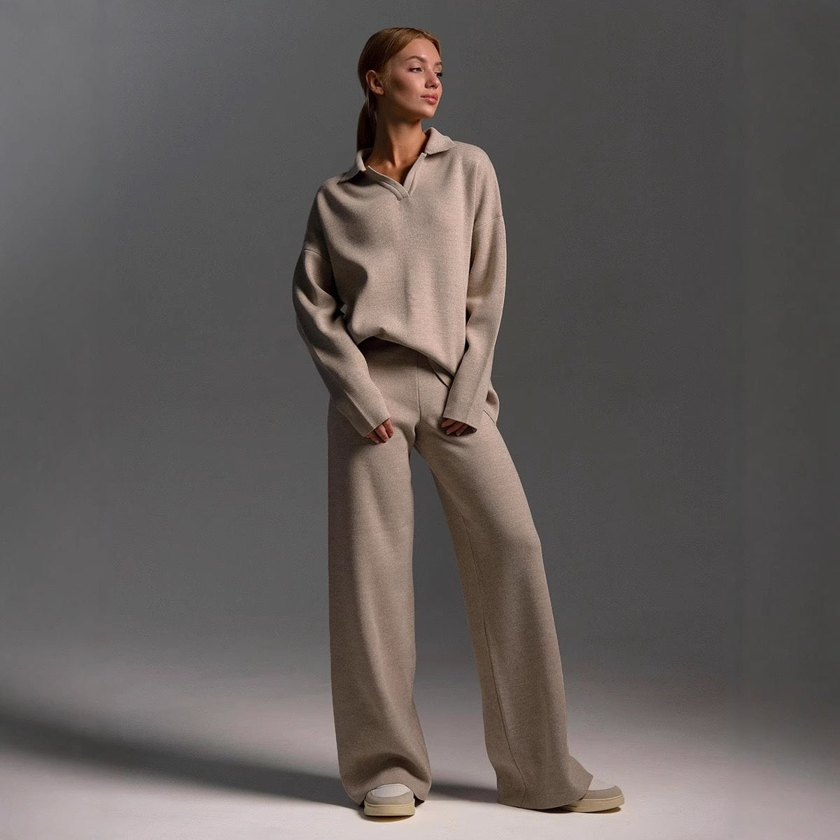 Women's Luxury Lounge Set – Soft Knit Set