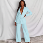 Women's Tailored Pants Suit – Modern Blazer Set