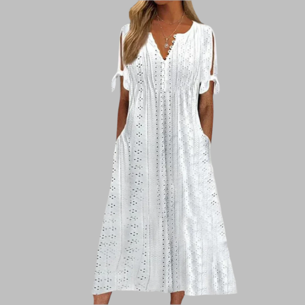 Women's Boho Midi Dress – Vacation Summer Dress
