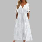 Women's Boho Midi Dress – Vacation Summer Dress