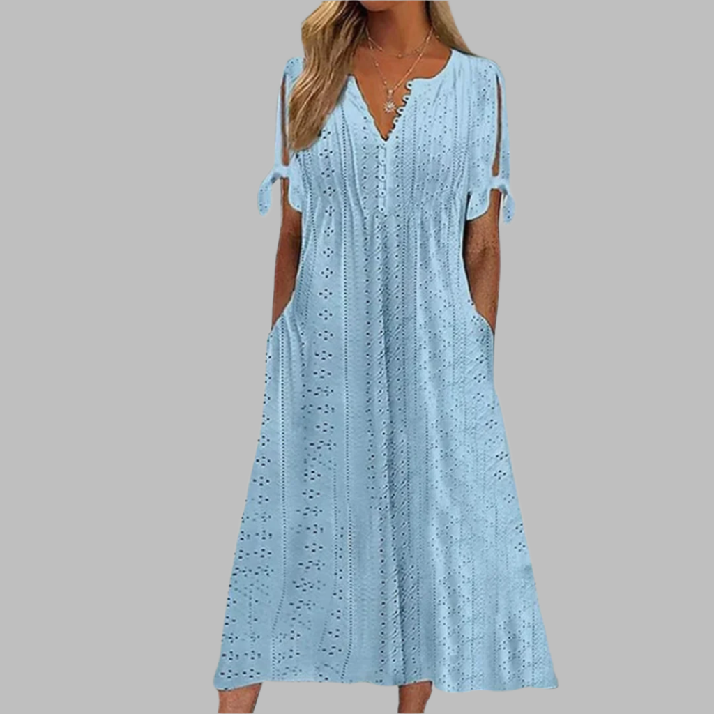 Women's Boho Midi Dress – Vacation Summer Dress