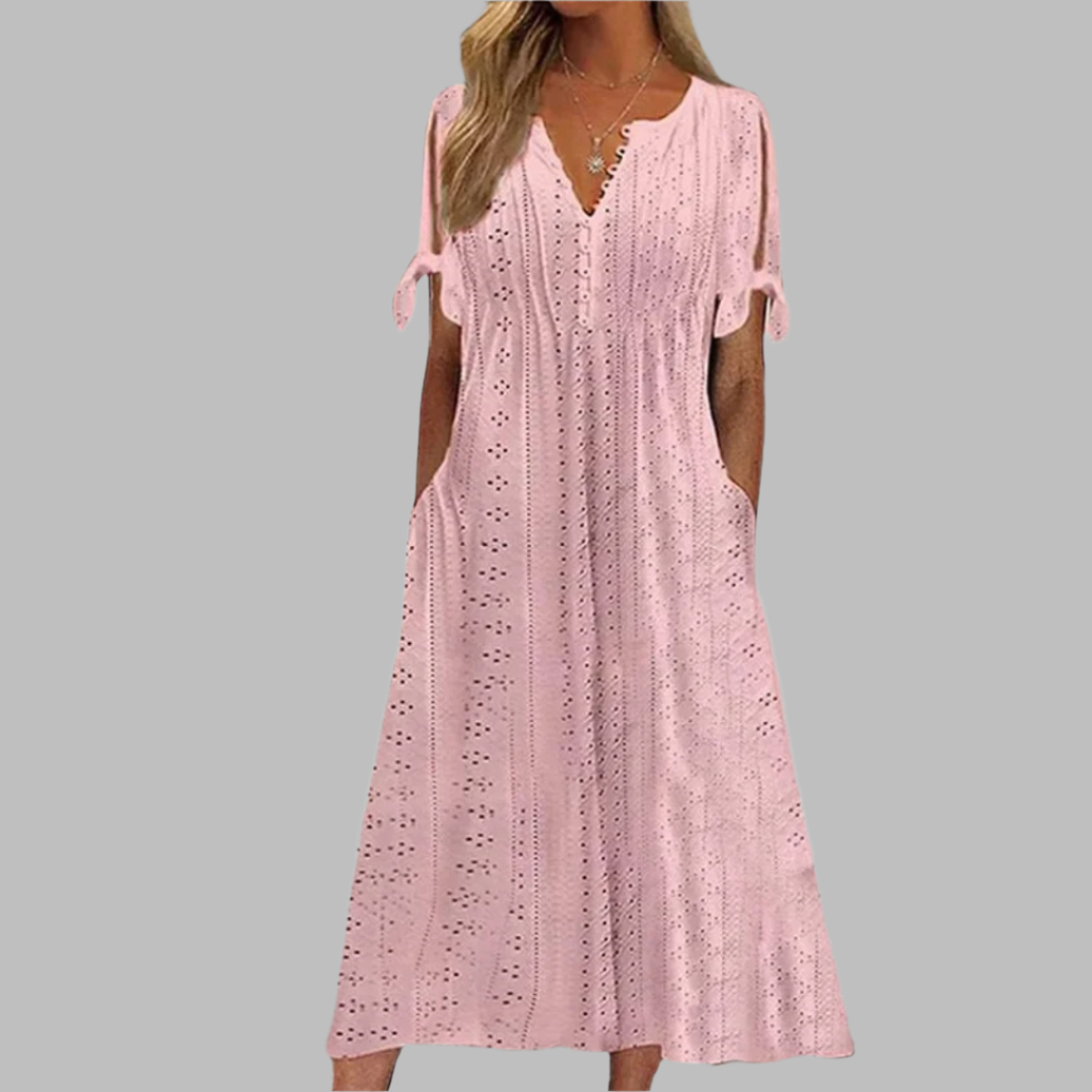 Women's Boho Midi Dress – Vacation Summer Dress