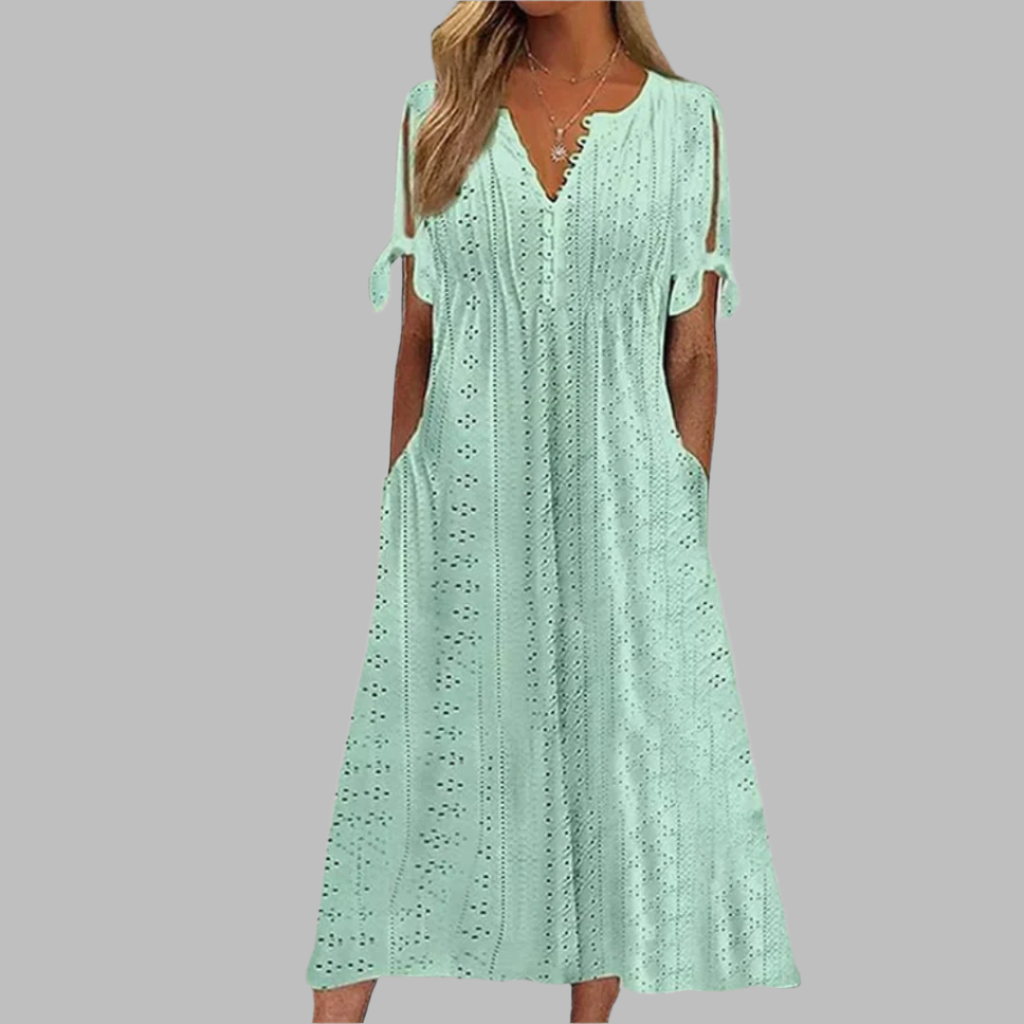 Women's Boho Midi Dress – Vacation Summer Dress