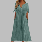 Women's Boho Midi Dress – Vacation Summer Dress