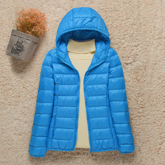 Women's Ultra-Light Puffer Jacket – Packable Quilted Winter Jacket