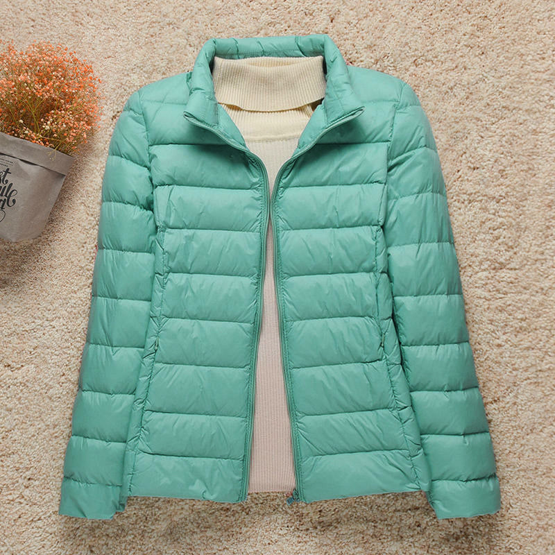 Women's Ultra-Light Puffer Jacket – Packable Quilted Winter Jacket