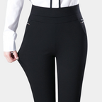 Women's High Waist Stretch Leggings – Elastic Waist Pocket Leggings