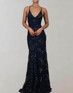 Women's Sparkle Evening Gown – Glitter Formal Gala Dress