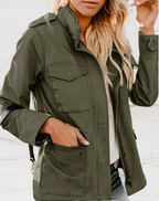 Women's Utility Jacket – Lightweight Casual Jacket – Nora