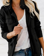 Women's Utility Jacket – Lightweight Casual Jacket – Nora