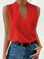 Women's V-Neck Tank Top – Sleeveless Summer Top
