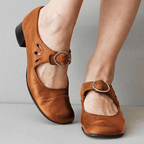 Women's Orthopedic Faux Leather Sandals – Arch Support Walking Sandals