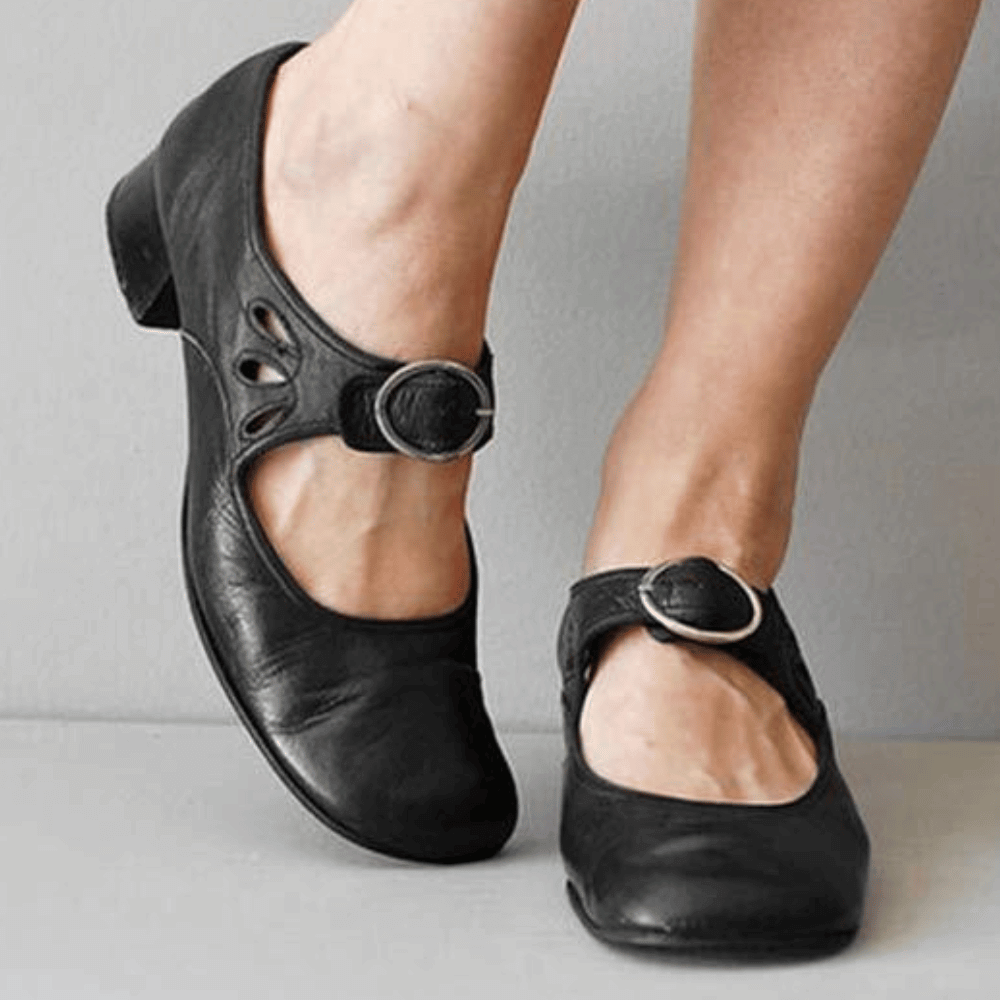 Women's Orthopedic Faux Leather Sandals – Arch Support Walking Sandals