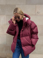 Women's Heated Puffer Jacket – Lightweight Quilted Jacket