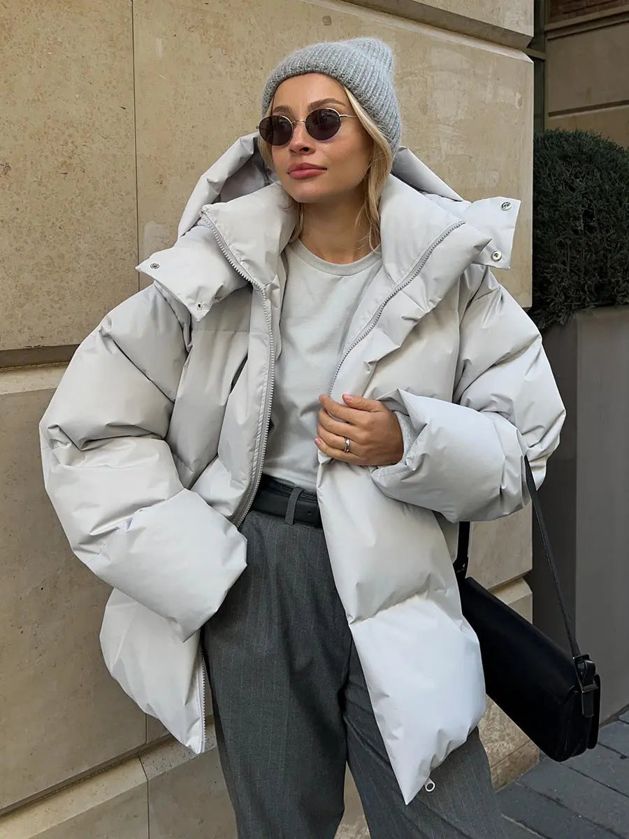 Women's Heated Puffer Jacket – Lightweight Quilted Jacket