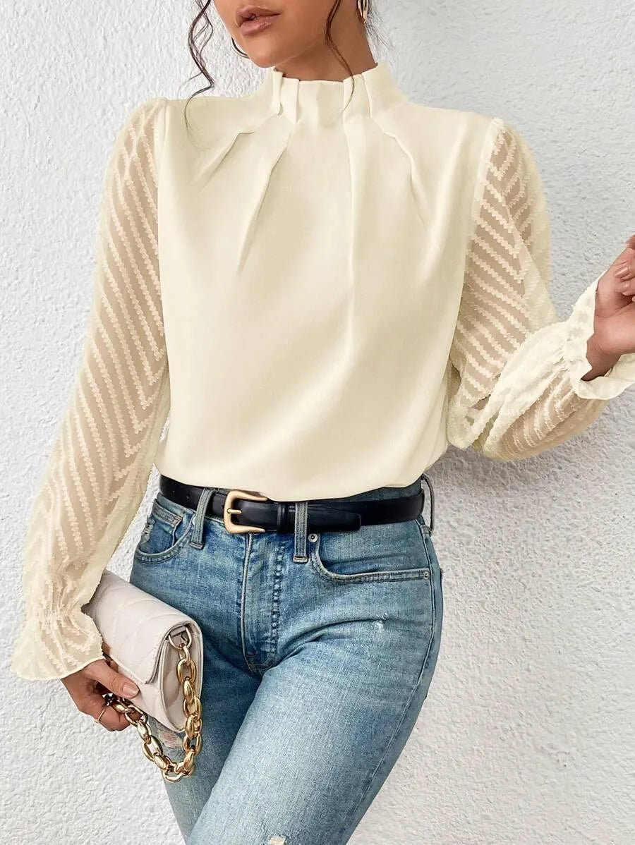 Women's Casual Blouse – Comfortable Everyday Blouse – Nora