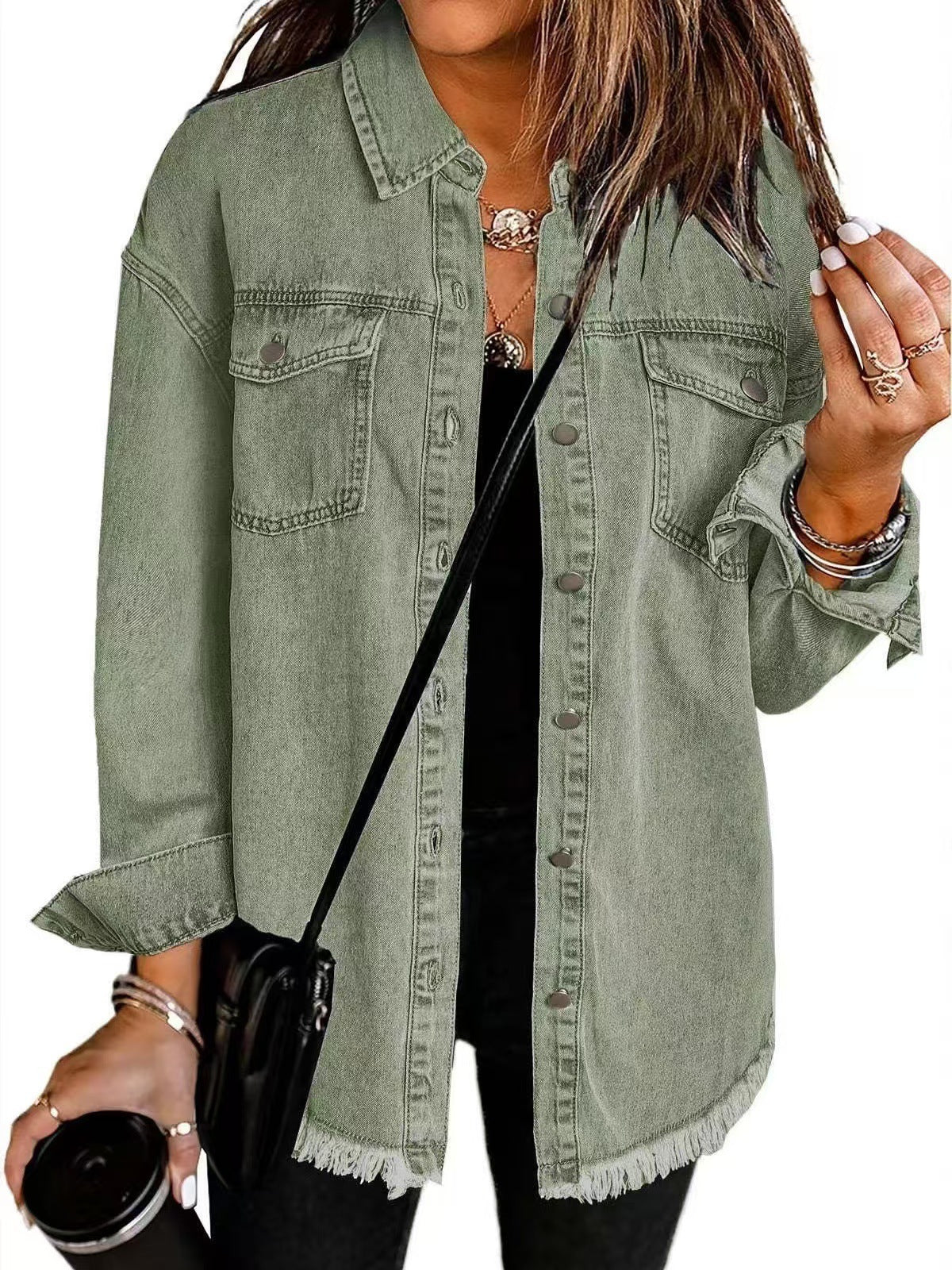 Women’s Denim Jacket – Classic Everyday Casual Style - Madeline