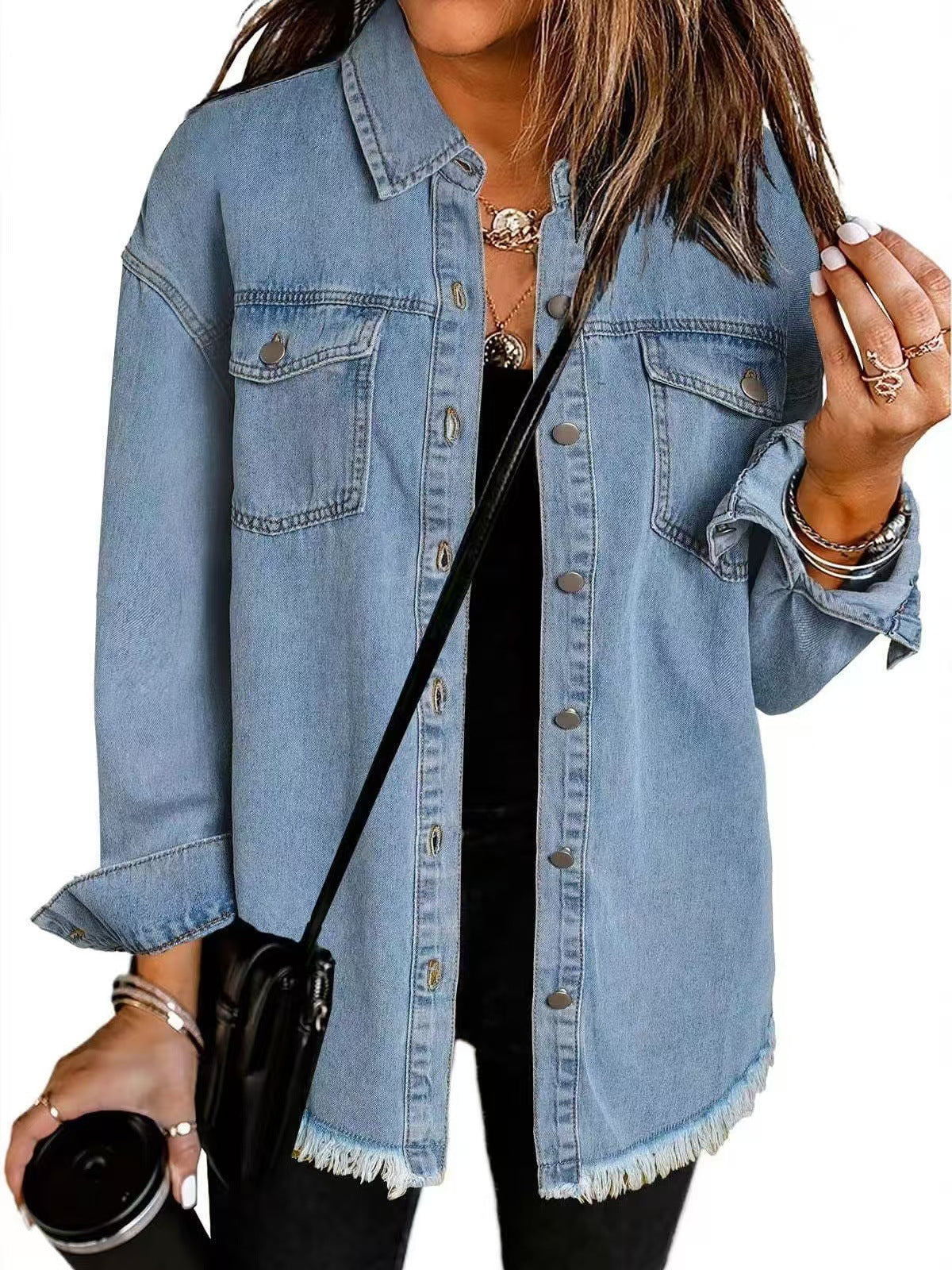 Women’s Denim Jacket – Classic Everyday Casual Style - Madeline