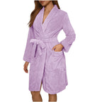 Corinne | Belted Dressing Gown with Pockets